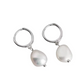 FPE016 Freshwater Pearl Dangle Earring Silver
