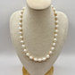 CAPNP Freshwater Pearl & Pink Crystal Necklace