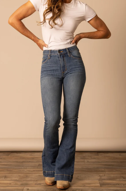 WJE0000008 Kimes Ranch Women's Jennifer Jeans Mid Blue 36L
