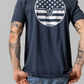 MSH0000019 Kimes Ranch Men's American Bullseye Tee Midnight Navy