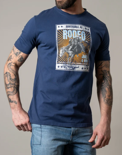 MSH0000221 Kimes Ranch Men's Top Bill Tee Denim