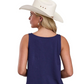 03-037-0514-5052 Roper Women's Sleeveless Tank Top Navy