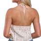 03-052-0590-5060 Roper Women's Halter Top Print White