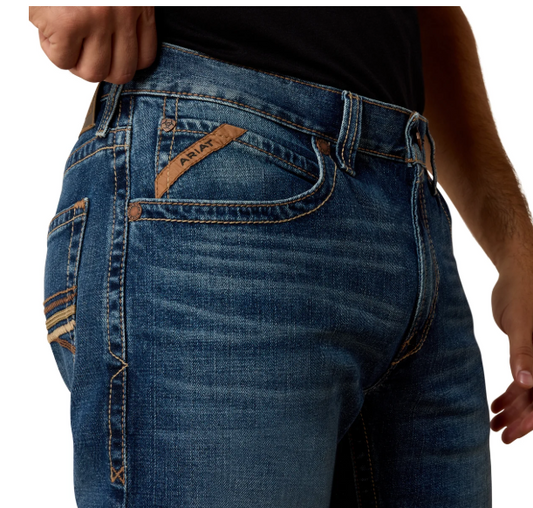 10074800 Ariat Men's M4 Relaxed Thornton Boot Cut Jeans 36 Leg
