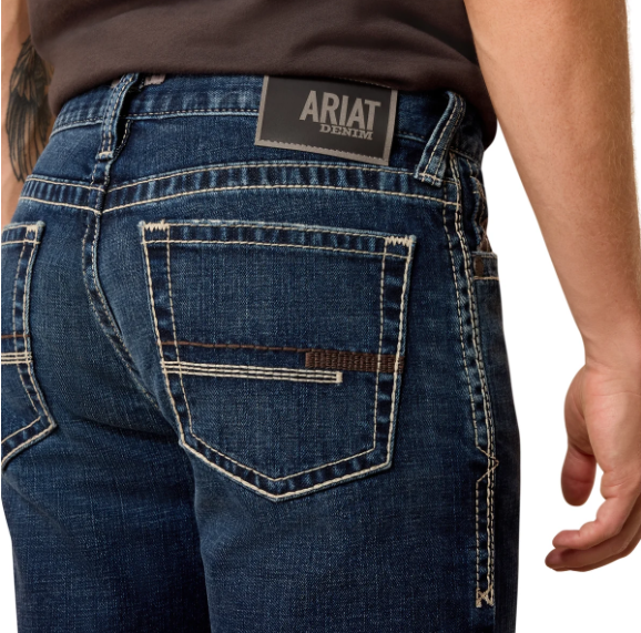 10074791 Ariat Men's M8 Modern Slim Straight Carlington Hillcrest 32 Leg