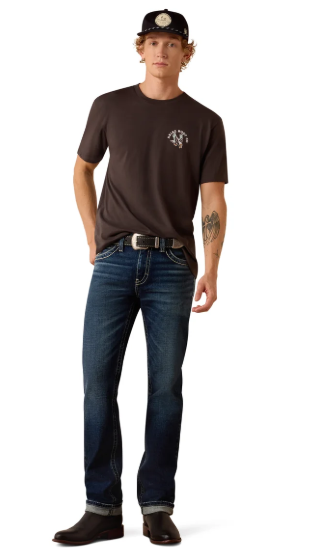 10074791 Ariat Men's M8 Modern Slim Straight Carlington Hillcrest 32 Leg