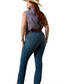 10074832 Ariat Women's Mid Rise Esti Boot Cut Jeans Short Leg