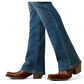 10074832 Ariat Women's Mid Rise Esti Boot Cut Jeans Short Leg