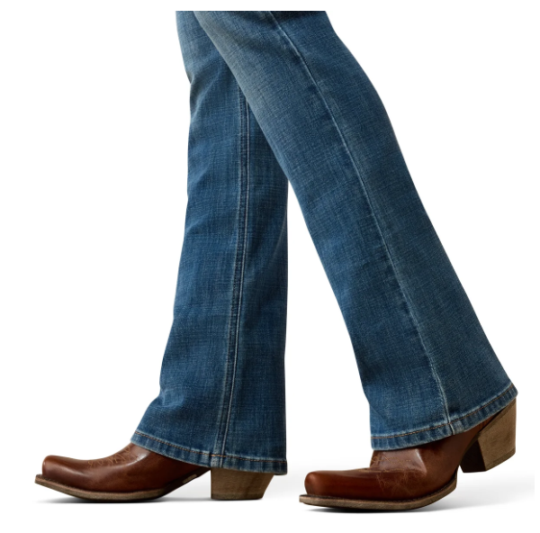 10074832 Ariat Women's Mid Rise Esti Boot Cut Jeans Short Leg