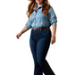 10074830 Ariat Women's Perfect Rise Boot Cut Celia Salinas Regular Leg