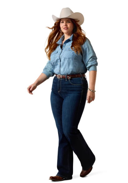10074830 Ariat Women's Perfect Rise Boot Cut Celia Salinas Long Leg
