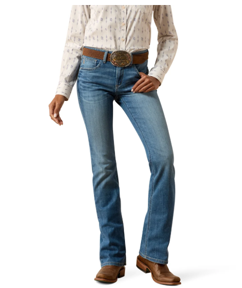 10074825 Ariat Women's High Rise Boot Cut Lyra Belfair Short Leg