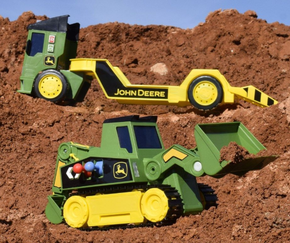 470271 John Deere Motorized Lights/ Sounds Mega Mover & Digger