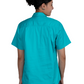 50506TUR Just Country Women's Evie Short Sleeve Half button Work shirt Turquoise