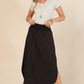 AV1213 USA Elastic Maxi Shirt Black