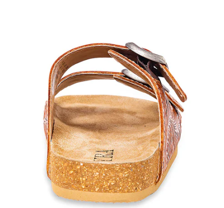 S-9673 Molly Megan Hand-Tooled Sandals