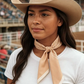 TW106 Cowgirl Necktie Tan & Cream