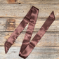 TW311 Cowgirl Necktie Brown Skinny Mini Wild Rag