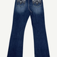 OB26-WBEM191-31 Outback Highrise Illawarra Bling Jeans