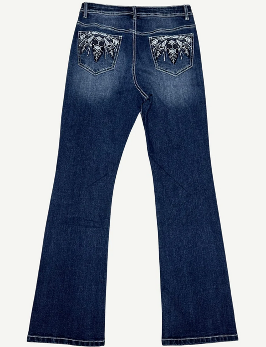 OB26-WBEM191-31 Outback Highrise Illawarra Bling Jeans