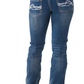 C01-DFMIH0 Cowgirl Tuff Women's 'Don't Fence Me In' Jeans Short Leg