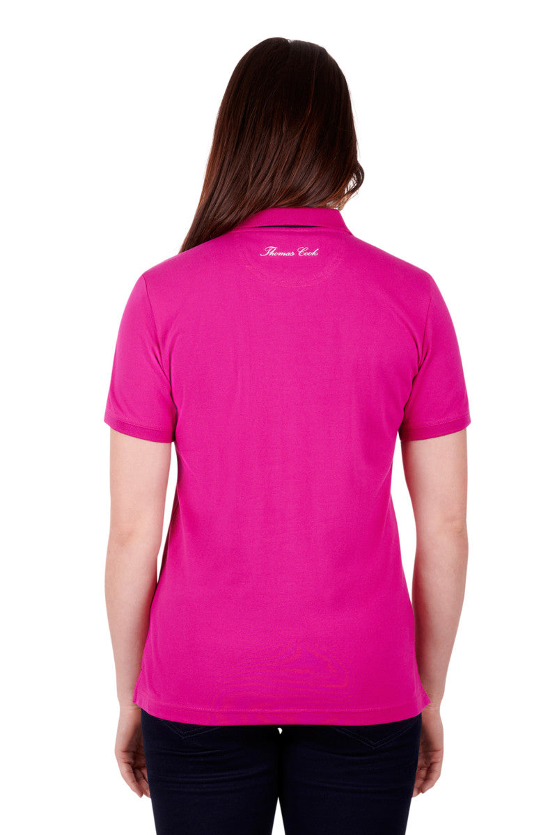 T3S2512082 Thomas Cook Women's Austin SS Polo Berry