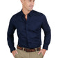 T4S1122045 Thomas Cook Men's Linen Tailored LS Shirt Navy