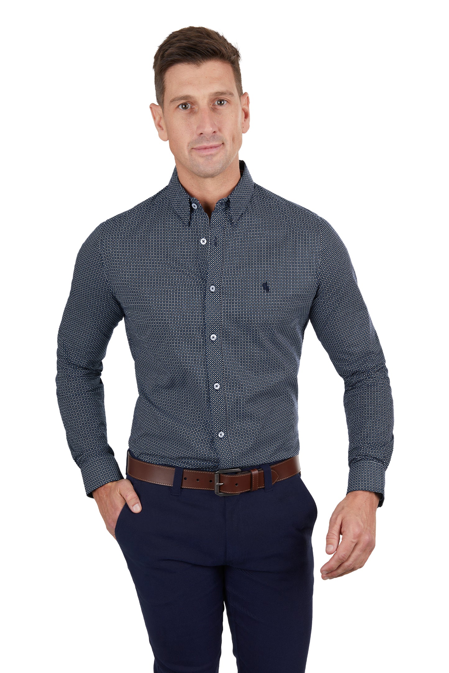 T4S1122047 Thomas Cook Men's Cade Tailored LS Shirt