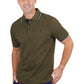 T4S1506012 Thomas Cook Men's Logan Tailored SS Polo Dark Tan