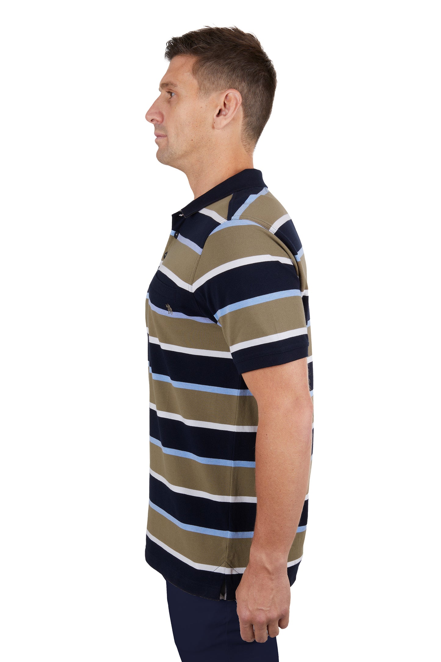 T4S1509025 Thomas Cook Men's Troy 1PKT SS Polo