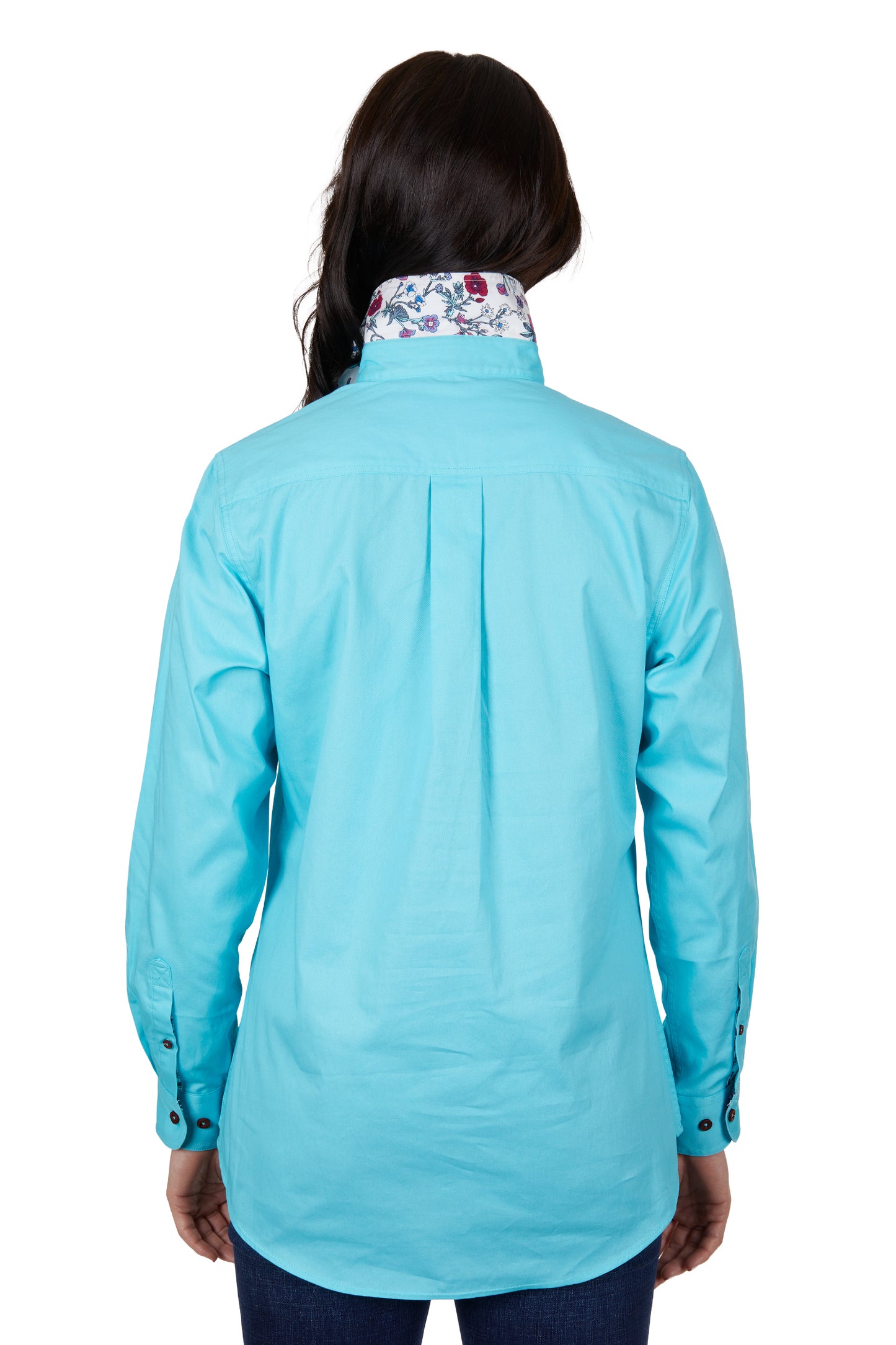 T4S2100182 Thomas Cook Women's Light H/PLKT LS Shirt Aqua