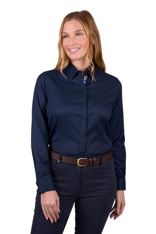 T4S2117045 Thomas Cook Women's Kelsey LS Shirt Navy