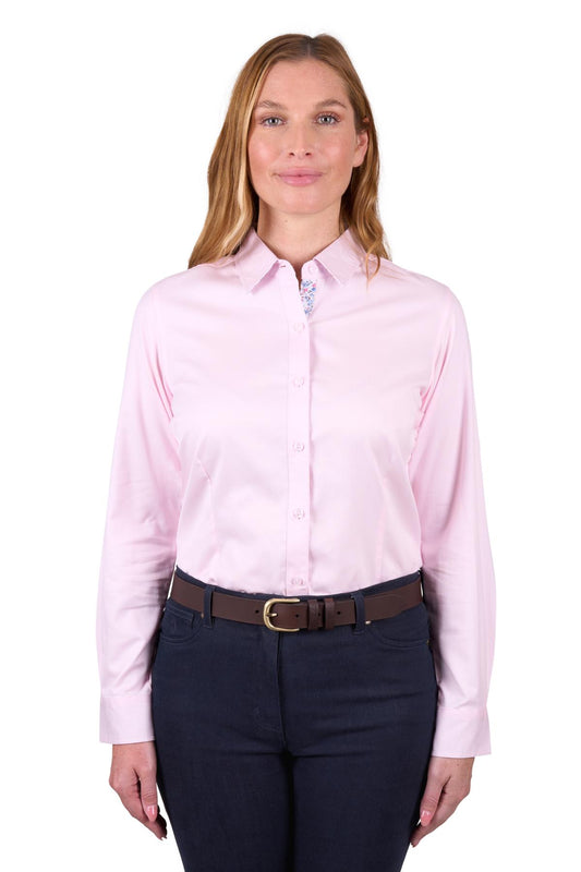 T4S2117045 Thomas Cook Women's Kelsey LS Shirt Pink