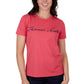 T4S2572065 Thomas Cook Women's Eva Script Tee Bright Rose