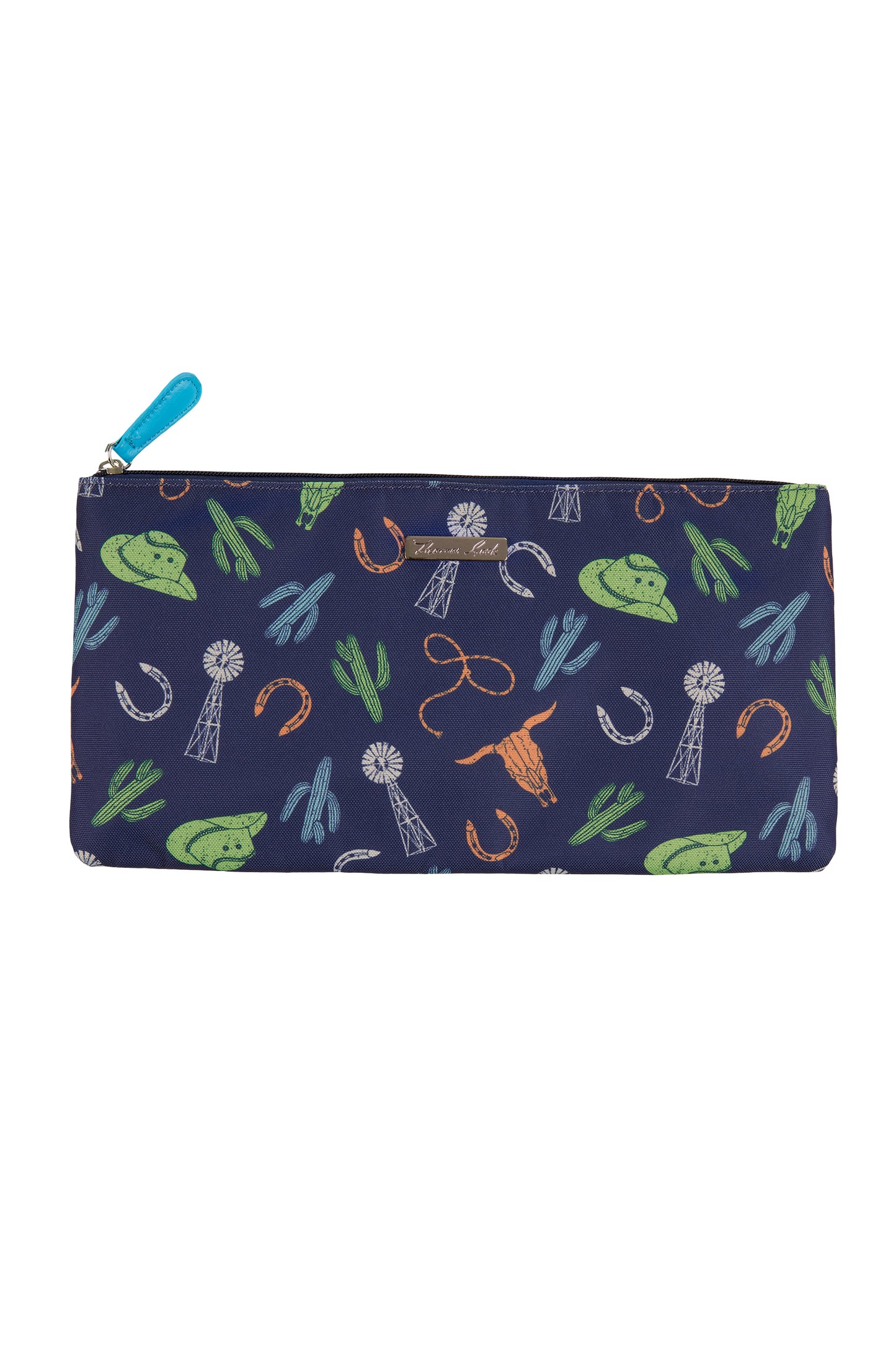 T4S7911PEN Thomas Cook Finley Pencil Case Navy/Multi