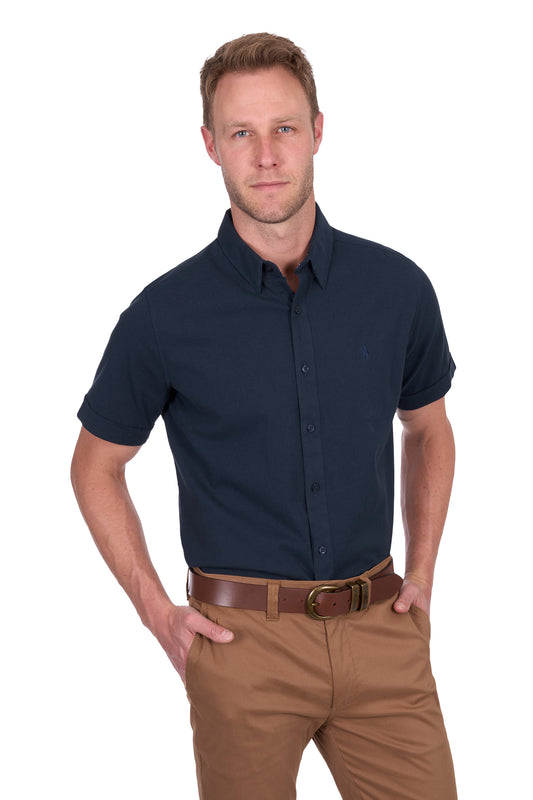 T5S1121026 Thomas Cook Men's Roger Linen SS Shirt