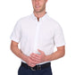 T5S1121045 Thomas Cook Men's Linen SS Shirt White