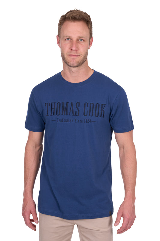 T5S1516008 Thomas Cook Men's Nathan SS Tee Blue Ocean
