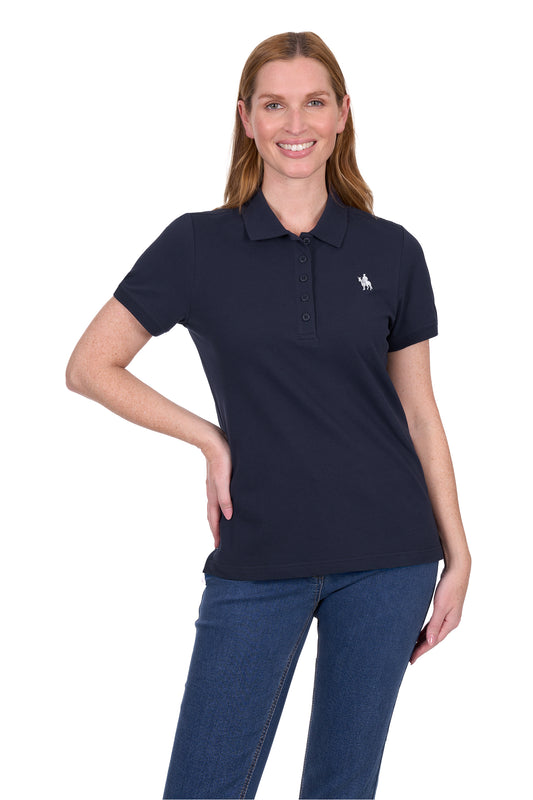 T5S2512052 Thomas Cook Women's Kara SS Polo Navy