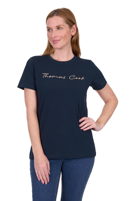 T5S2515074 Thomas Cook Women's Kerrie SS Tee Navy