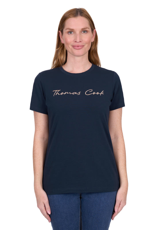 T5S2515074 Thomas Cook Women's Kerrie SS Tee Navy