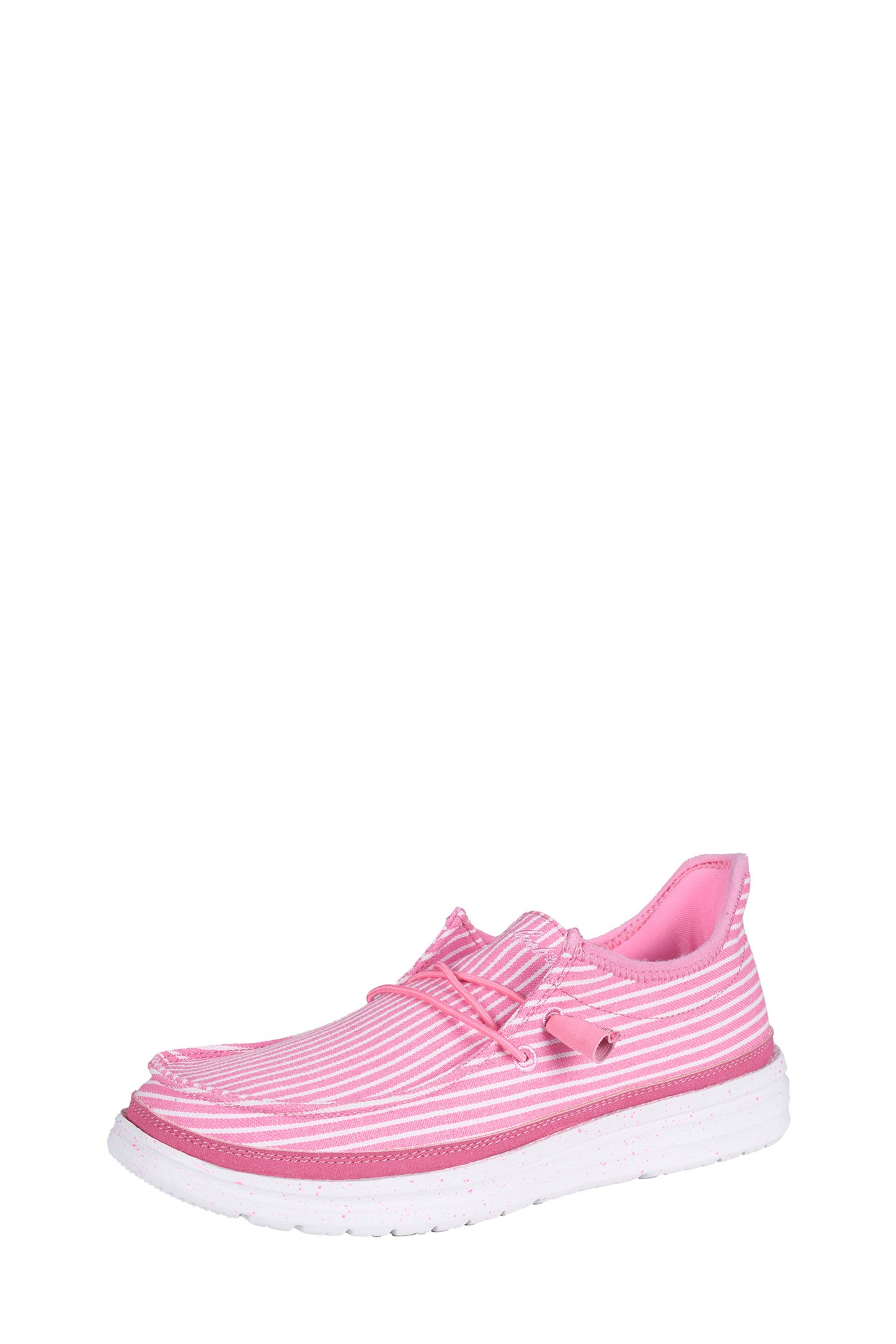 TCP28461 Thomas Cook Women's Sandy Comfort Shoe Pink Stripe