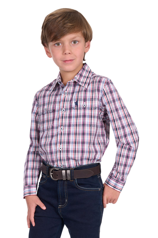 T5S3140034 Thomas Cook Boys Jeff LS Shirt