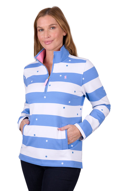 T5W2527083 Thomas Cook Women's Eden 1/4 Zip Rugby