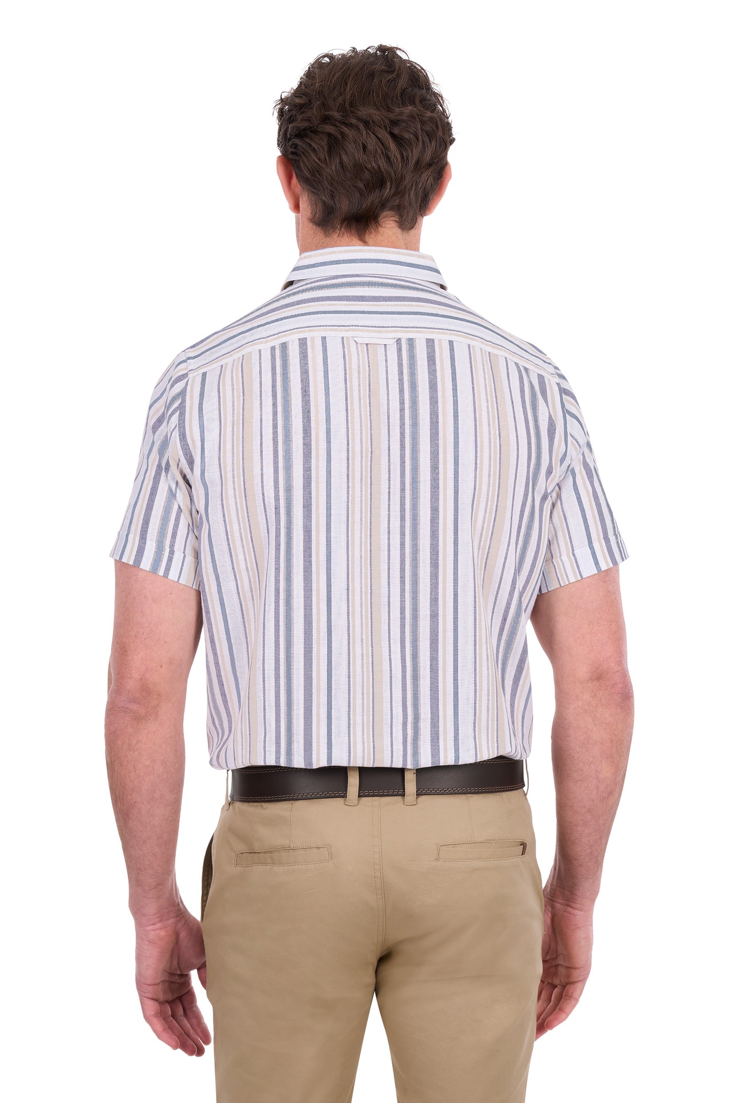 T6S1121025 Thomas Cook Men's Max SS Shirt Navy/Tan