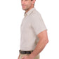 T6S1121045 Thomas Cook Men's Linen SS Shirt Natural Marle
