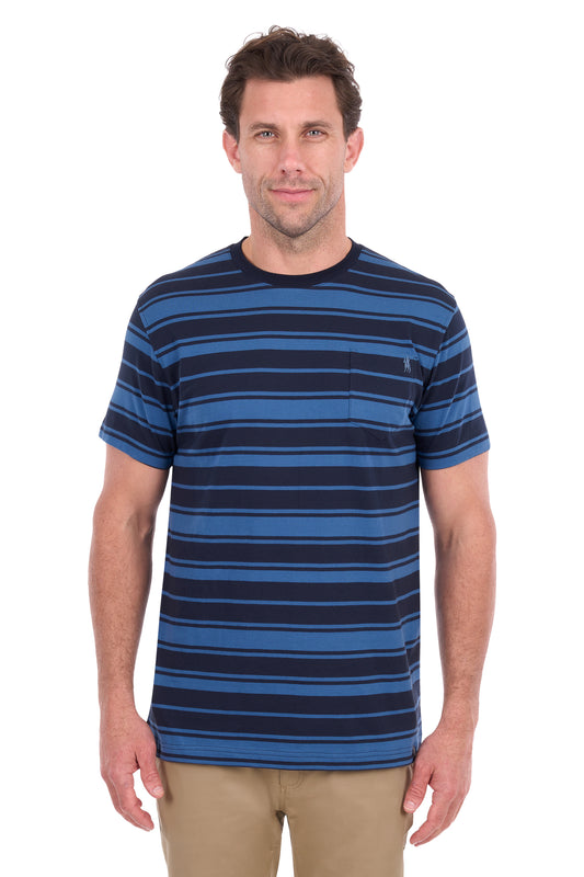 T6S1516008 Thomas Cook Men's Pete SS Tee Navy/Washed