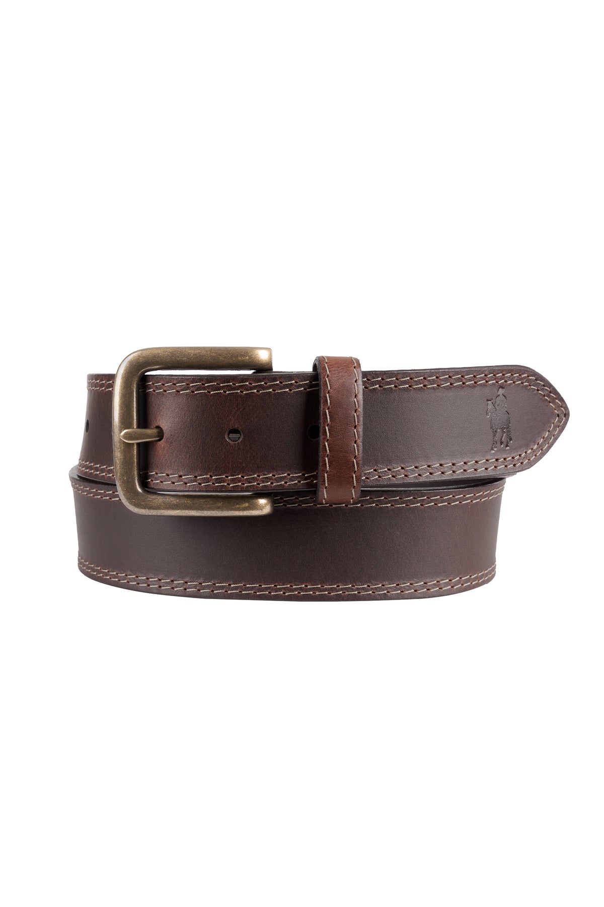 T6S1995BEL Thomas Cook Bradford Belt Dark Tan