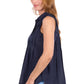 T6S2116090 Thomas Women's Pearl Sleeveless Shirt Navy