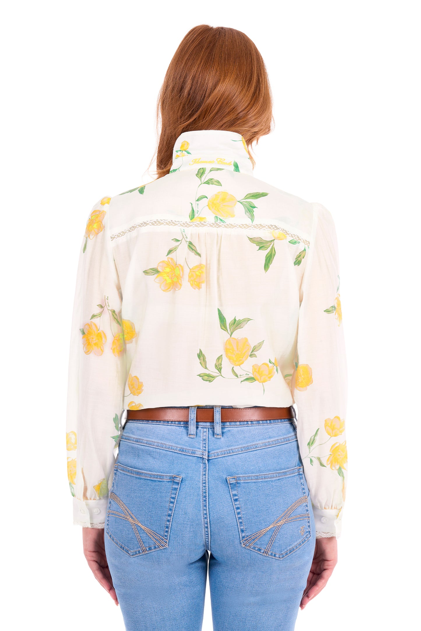 T6S2123072 Thomas Cook Women's Belle LS Shirt Pastel Yellow